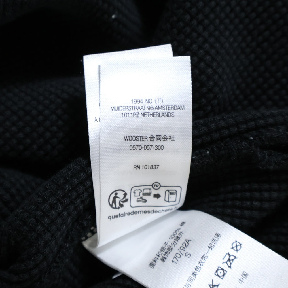 SUPREME(シュプリーム) 23AW Thermal L/S Polo クラシックロゴ サーマル 長袖ポロシャツ ブラック