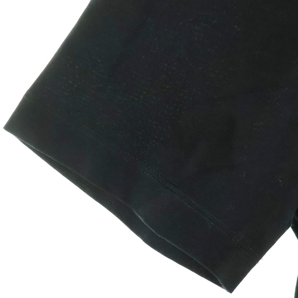 PATOU(パトゥー) フロントロゴプリント クルーネック半袖Tシャツ カットソー レディース ブラック ES-JE029-99-5