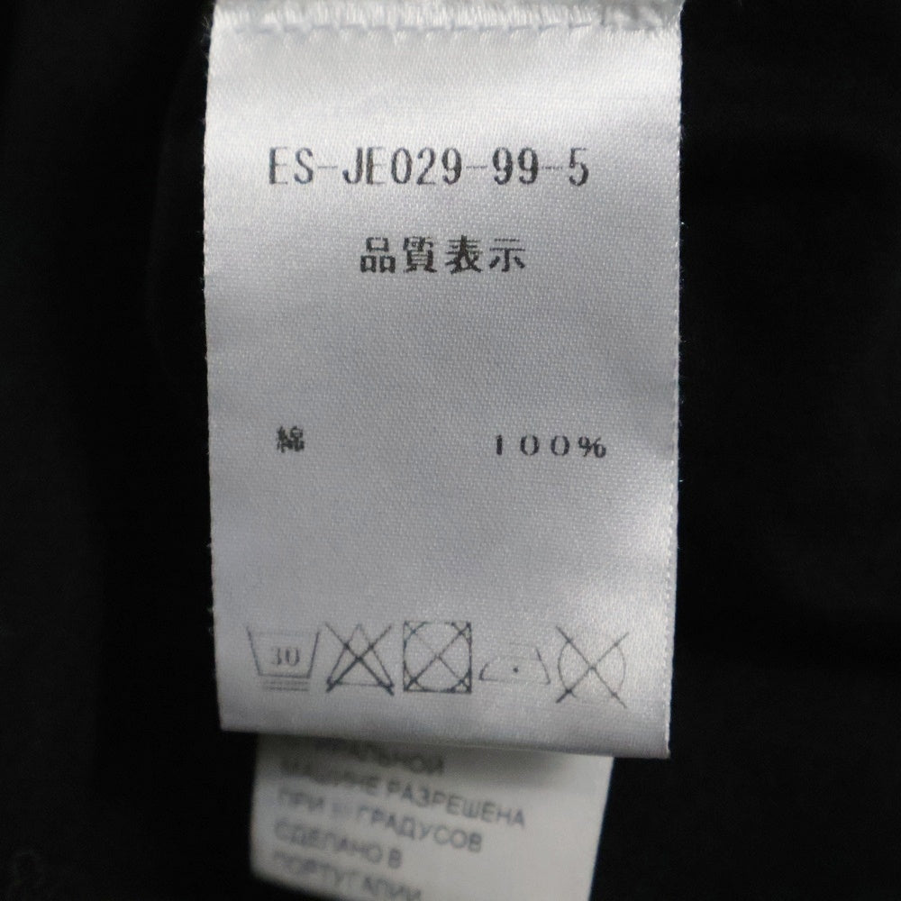 PATOU(パトゥー) フロントロゴプリント クルーネック半袖Tシャツ カットソー レディース ブラック ES-JE029-99-5