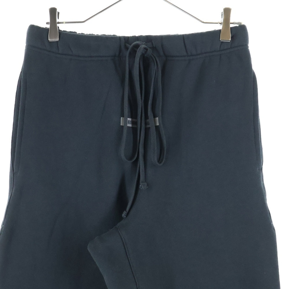 ESSENTIALS FEAR OF GOD(エッセンシャル フィアオブゴッド) REFLECTOR LOGO SWEAT PANTS リフレクターロゴ スウェットロングパンツ ブラック