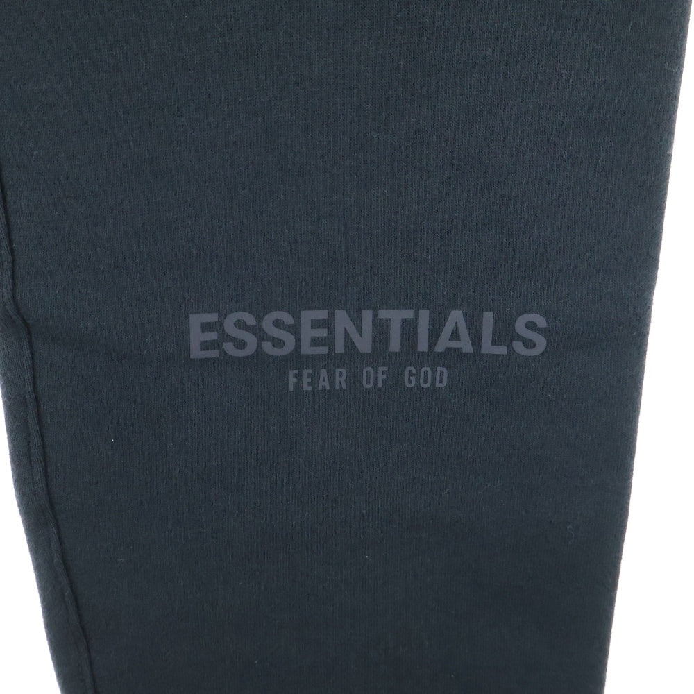 ESSENTIALS FEAR OF GOD(エッセンシャル フィアオブゴッド) REFLECTOR LOGO SWEAT PANTS リフレクターロゴ スウェットロングパンツ ブラック