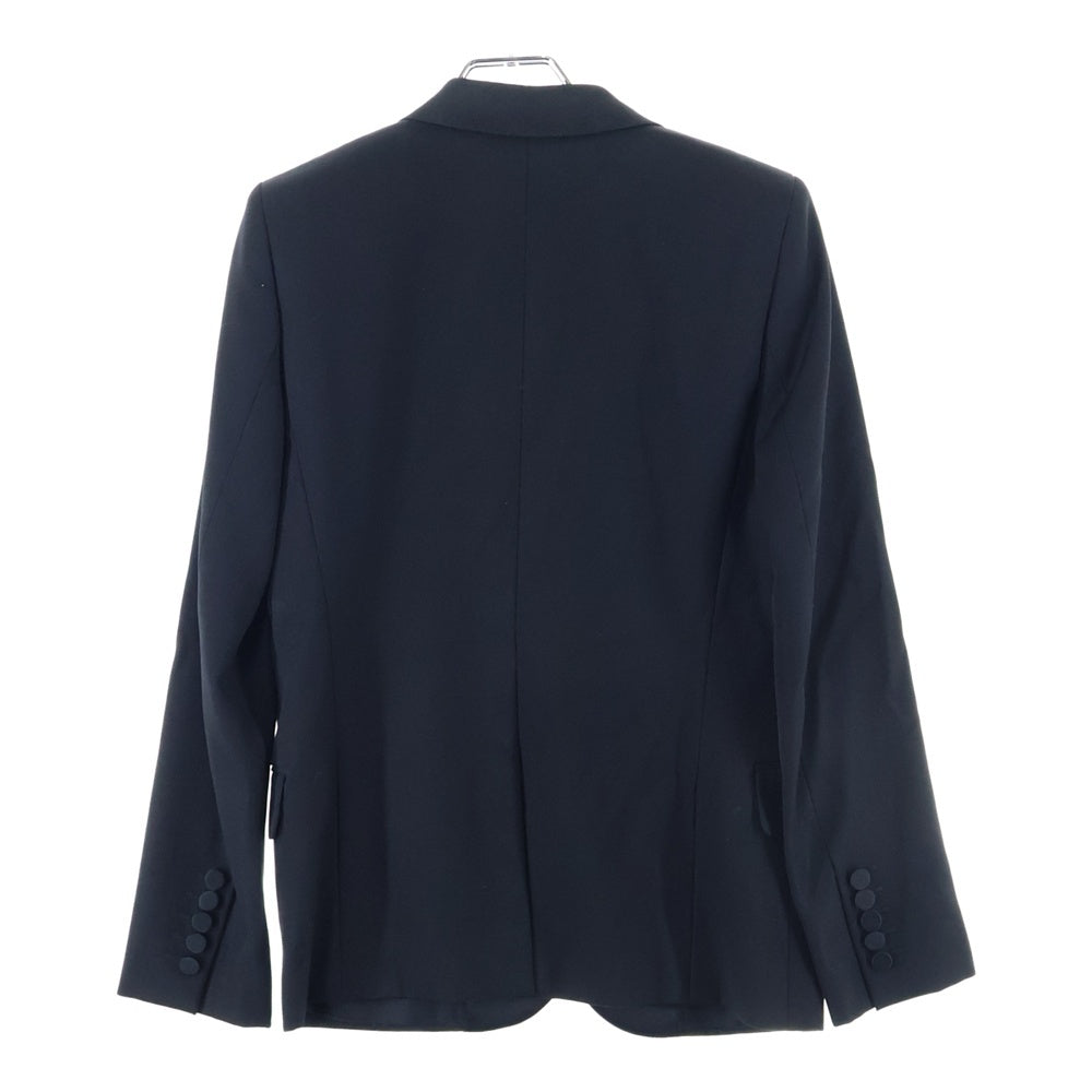 SAINT LAURENT PARIS(サンローランパリ) 16SS ダブルフラップポケット 1B ピークドラペル スモーキング テーラードジャケット レディース ブラック 347255