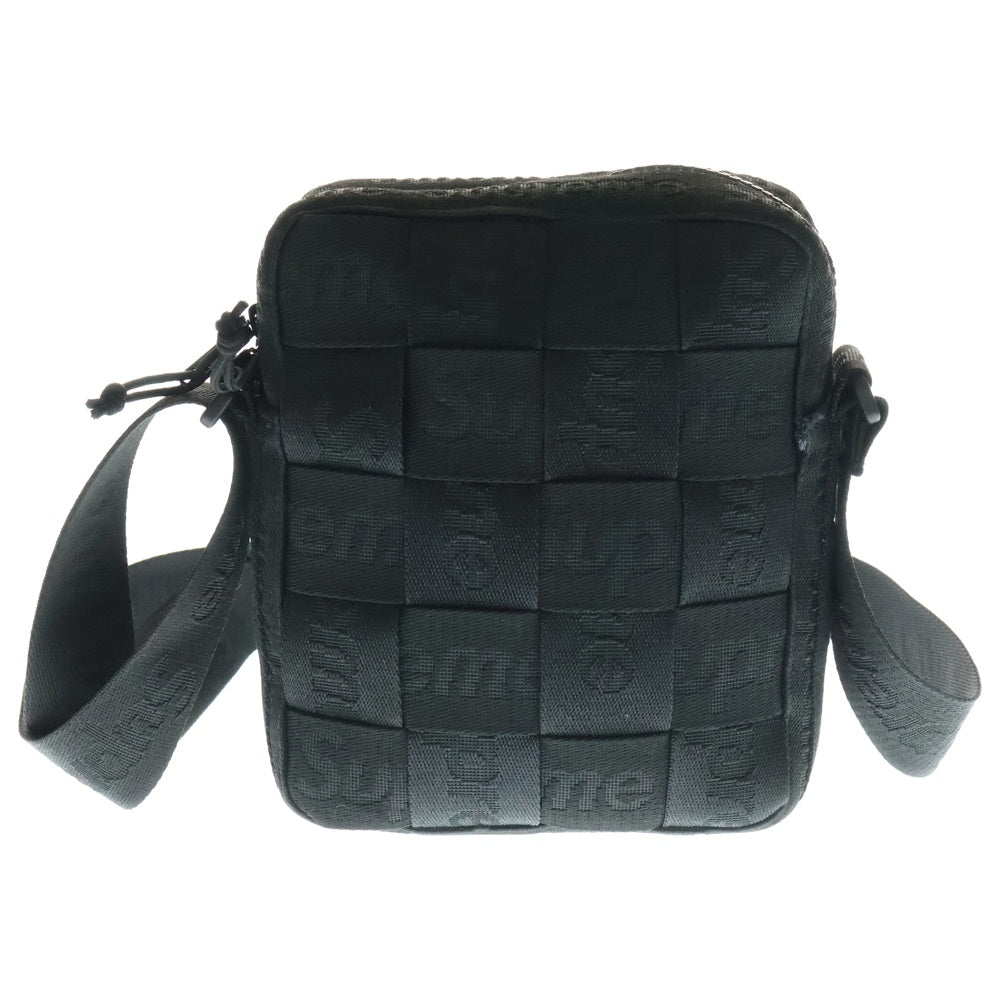 SUPREME(シュプリーム) 24SS Woven Shoulder Bag ウーブンショルダーバッグ ブラック