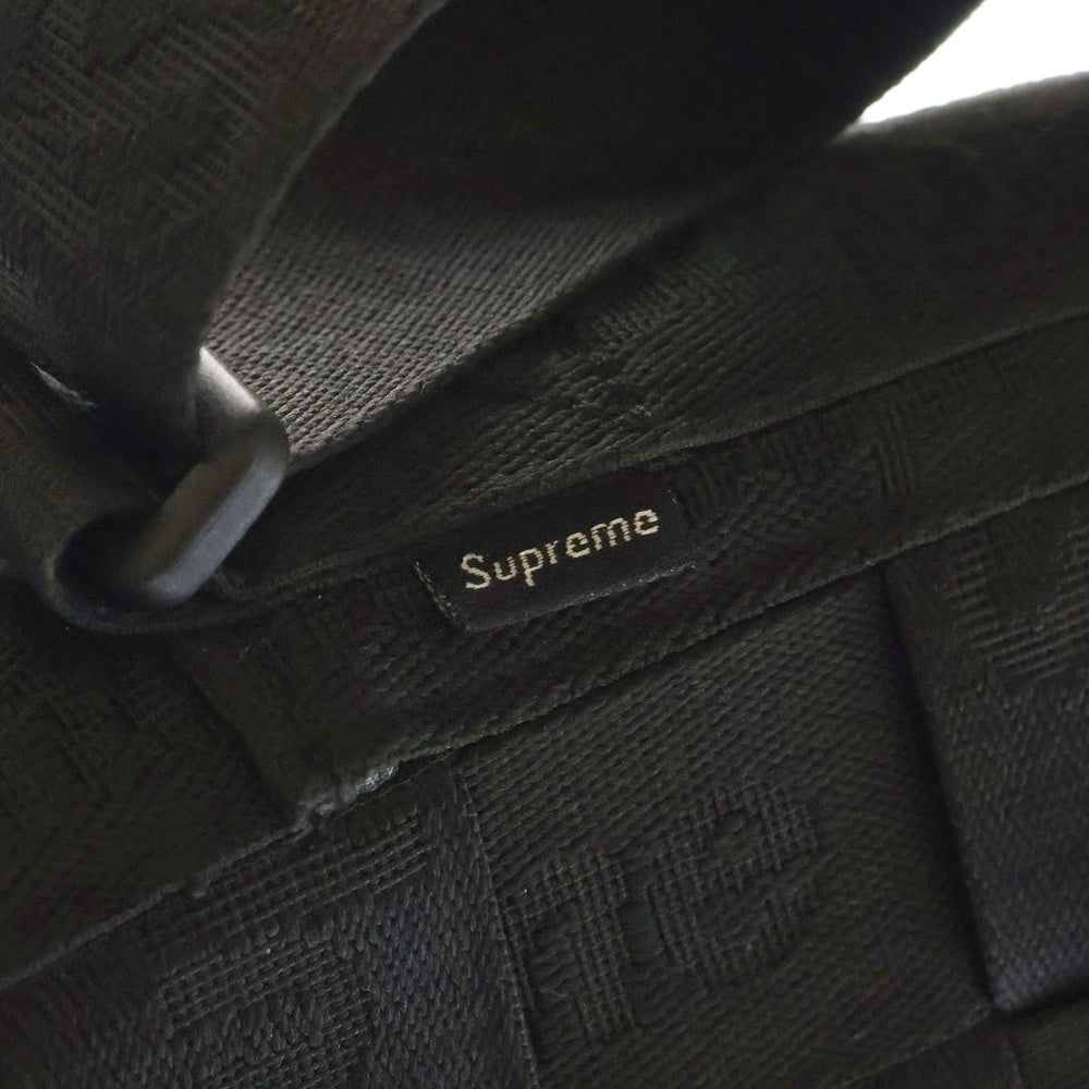 SUPREME(シュプリーム) 24SS Woven Shoulder Bag ウーブンショルダーバッグ ブラック