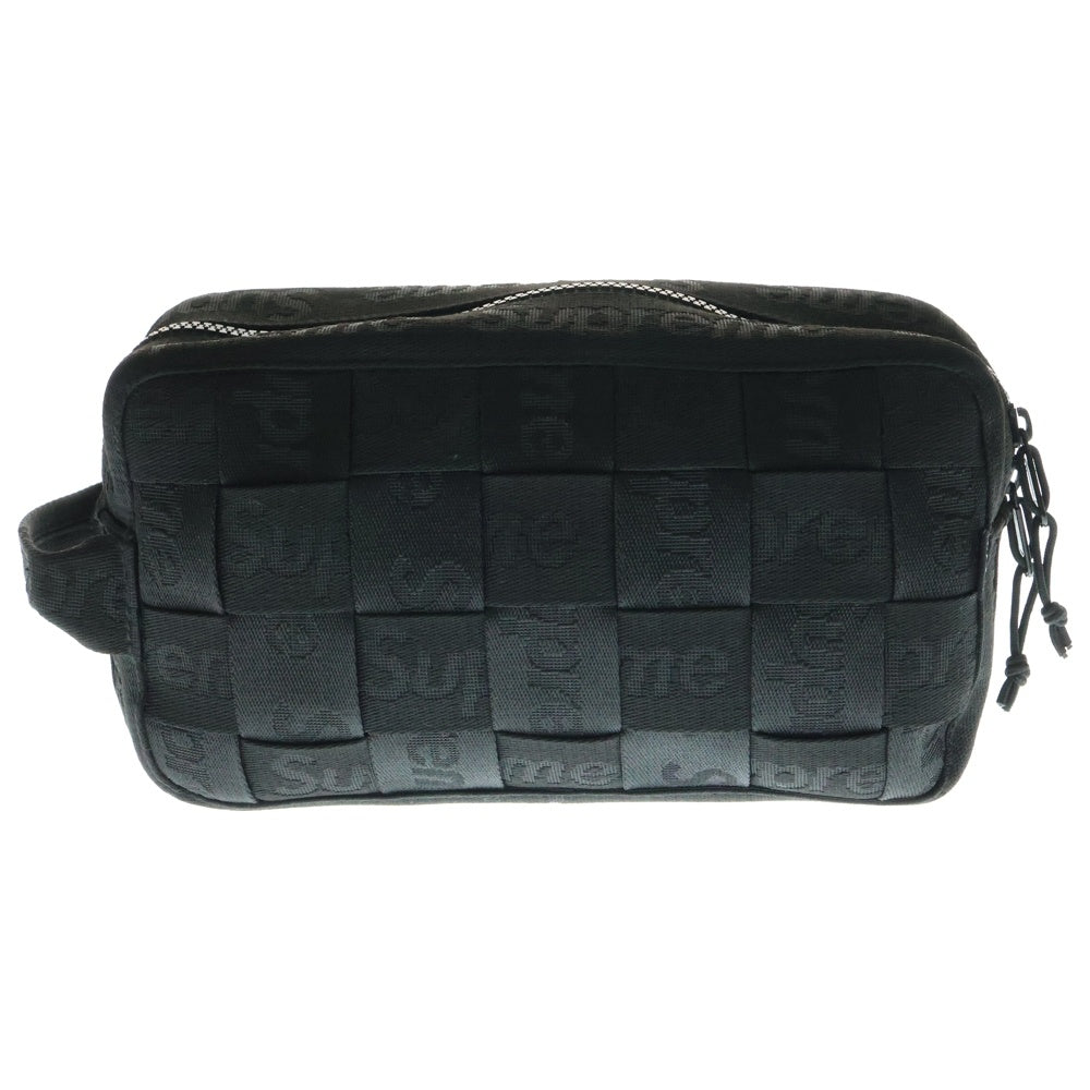 SUPREME(シュプリーム) 24SS Woven Utility Bag Black ウーブン ユーティリティー ポシェット バッグ ブラック