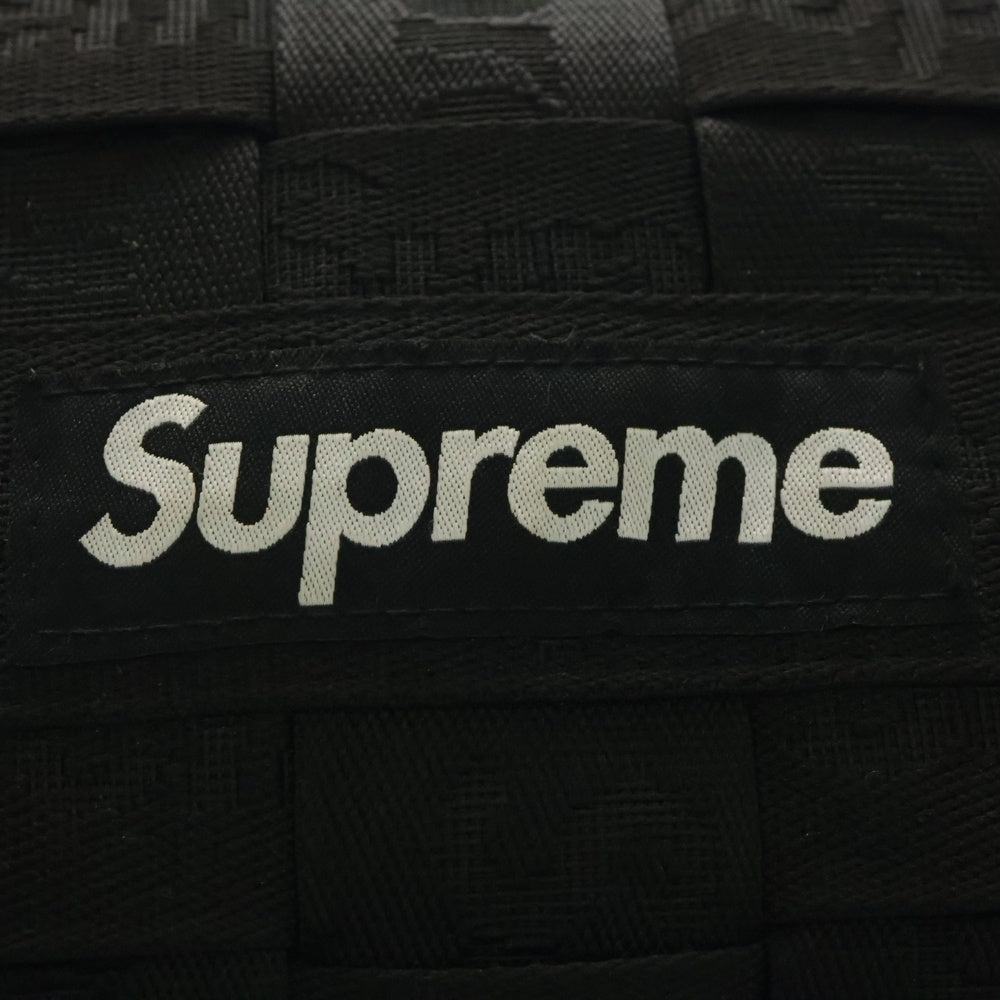 SUPREME(シュプリーム) 24SS Woven Utility Bag Black ウーブン ユーティリティー ポシェット バッグ ブラック