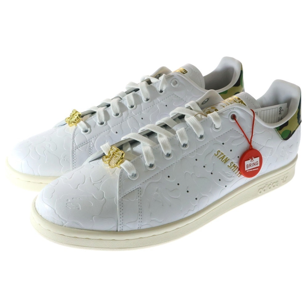adidas(アディダス) ×A BATHING APE STAN SMITH 30TH ANNIVERSARY WHITE アベイシングエイプ スタンスミス ローカットスニーカー ホワイト US12/30cm IG1115