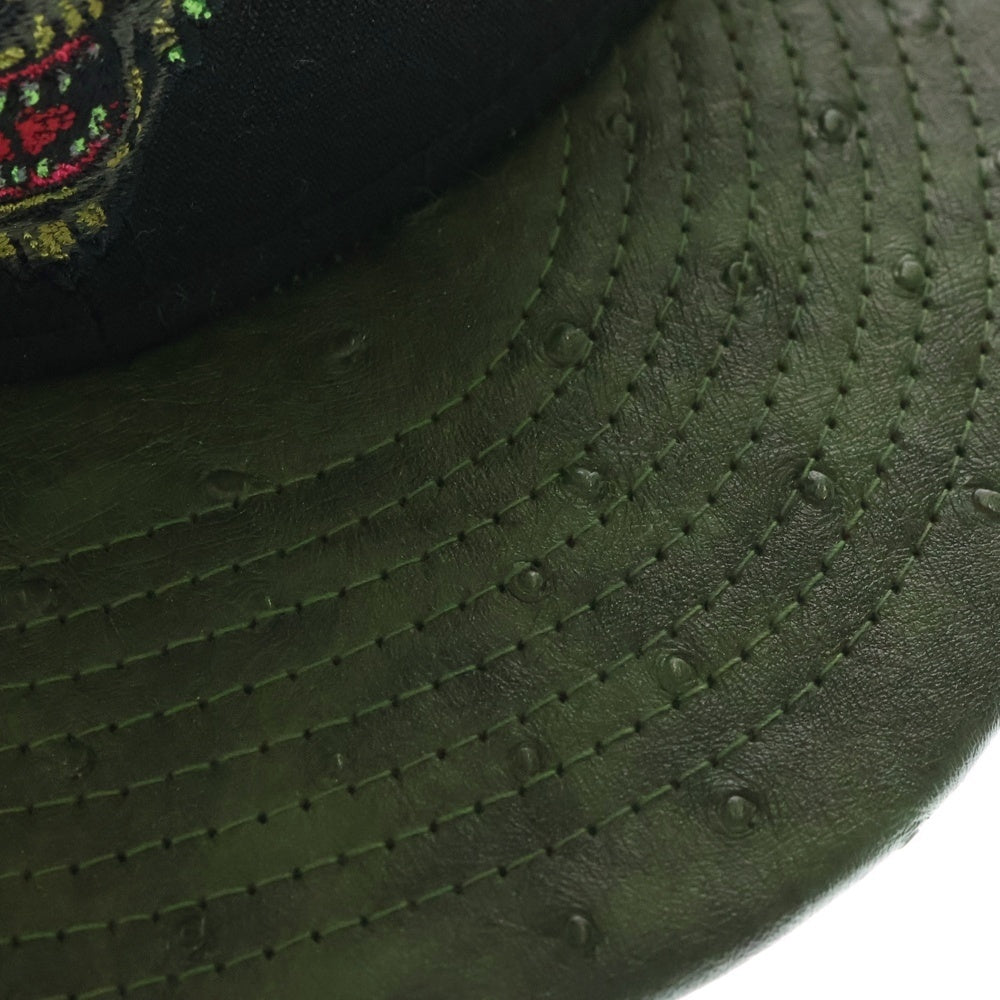 NEW ERA(ニューエラ) 59FIFTY GREMLINS グレムリン キャラクター刺繍 6パネル ベースボールキャップ 帽子 ブラック/グリーン 14439927