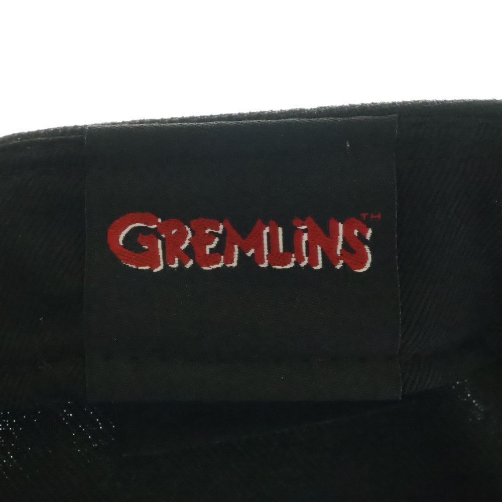 NEW ERA(ニューエラ) 59FIFTY GREMLINS グレムリン キャラクター刺繍 6パネル ベースボールキャップ 帽子 ブラック/グリーン 14439927
