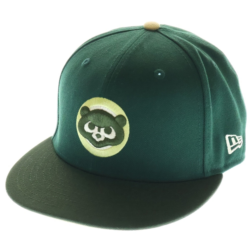NEW ERA(ニューエラ) 59FIFTY Year Of The Dragon HARAJUKU シカゴカブス 6パネル ベースボールキャップ 帽子 ダークグリーン 14200647