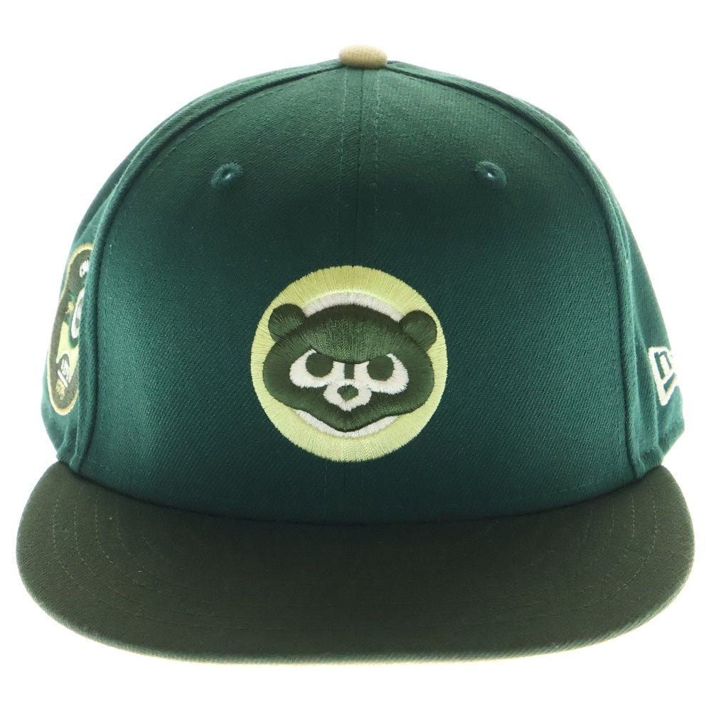 NEW ERA(ニューエラ) 59FIFTY Year Of The Dragon HARAJUKU シカゴカブス 6パネル ベースボールキャップ 帽子 ダークグリーン 14200647