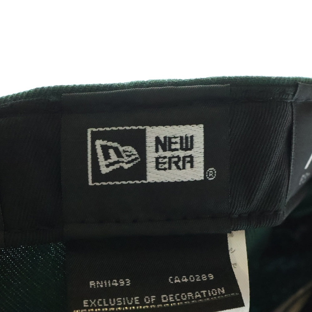 NEW ERA(ニューエラ) 59FIFTY Year Of The Dragon HARAJUKU シカゴカブス 6パネル ベースボールキャップ 帽子 ダークグリーン 14200647