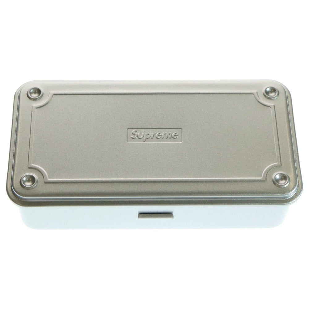SUPREME(シュプリーム) 25SS Toyo Steel T-190 Mini Toolbox 東洋スチール ロゴエンボス ミニツールボックス 工具箱 シルバー