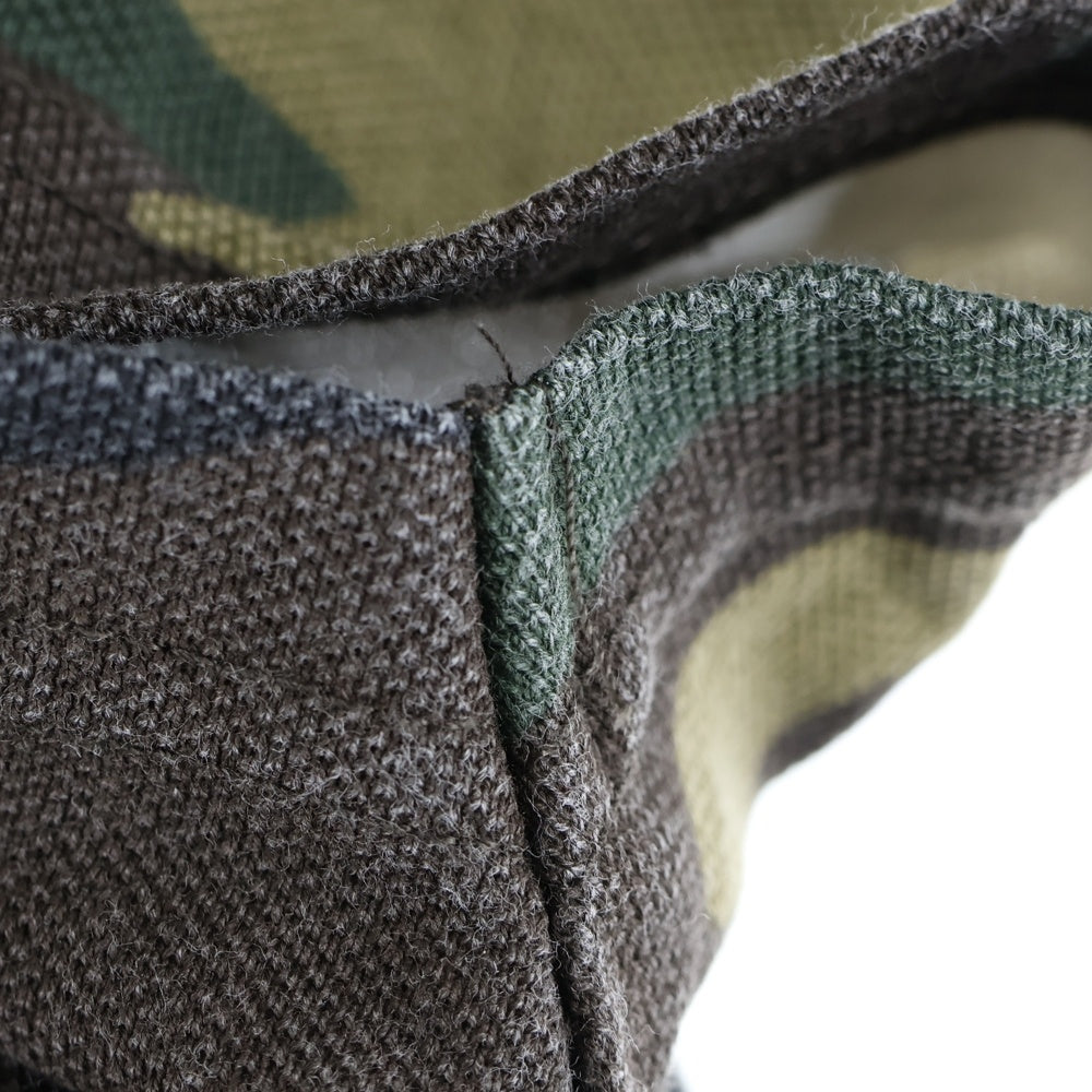 SUPREME(シュプリーム) 25SS Washed Camo Polo ロゴ刺繍 ウォッシュド カモ柄 半袖ポロシャツ カーキ/ブラウン
