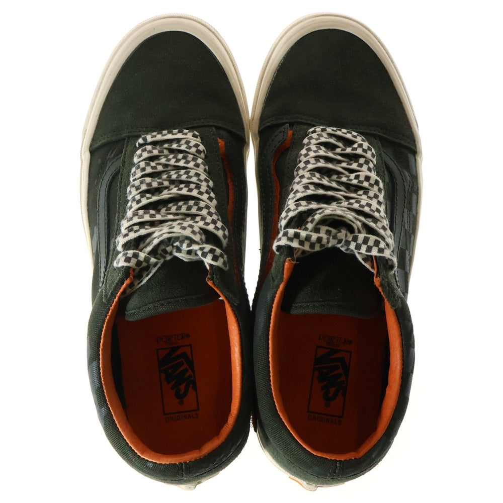 VANS(ヴァンズ) ×PORTER OLD SKOOL ポーター オールドスクール ローカットスニーカー グリーン US8/26cm VN0A4P3XWW6