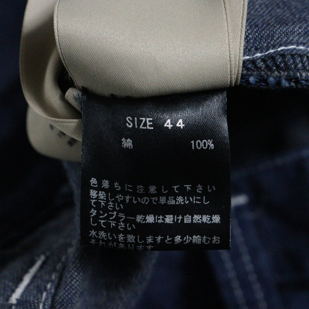 N/O7(エヌゼロナナ) CHAMBRAY DENIM PANTS 日本製 シャンブレー デニム 5ポケット ストレートパンツ インディゴ