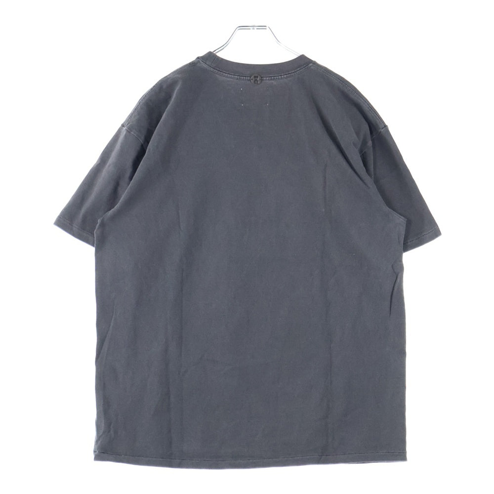 insonnia(インソニア) SONIC YOUTH DUNCETERIA TEE ソニックユース VINTAGE加工 フロントプリント クルーネック 半袖Tシャツ カットソー チャコール IP-SY-008