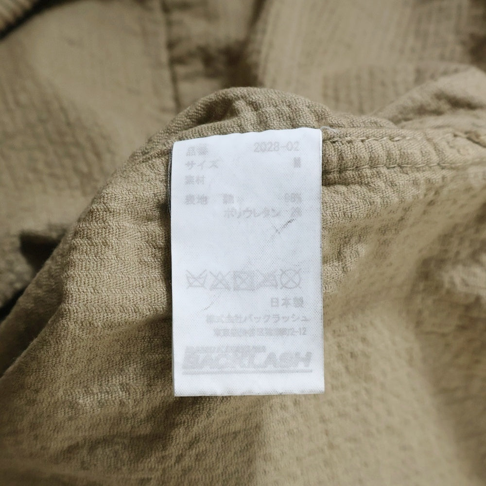 ISAMU KATAYAMA BACKLASH(イサムカタヤマバックラッシュ) STRETCH CORDUROY GARENT-DYED PULLOVER ストレッチコーデュロイ ガーメントダイ プルオーバー 長袖カットソー ブラウン 2028-02