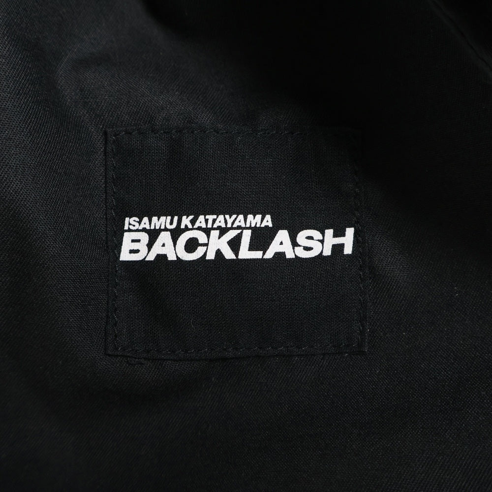 ISAMU KATAYAMA BACKLASH(イサムカタヤマバックラッシュ) ツータック ジップフライ コーデュロイ ワイドパンツ カーキ 2090-01