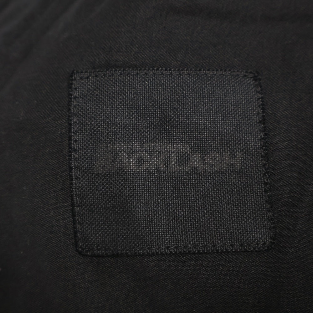 ISAMU KATAYAMA BACKLASH(イサムカタヤマバックラッシュ) WOOL LINEN GARMENT NATURAL DYED CARGO PANTS 天然草木染 リネンウール カーゴパンツ ブラック 2020-01