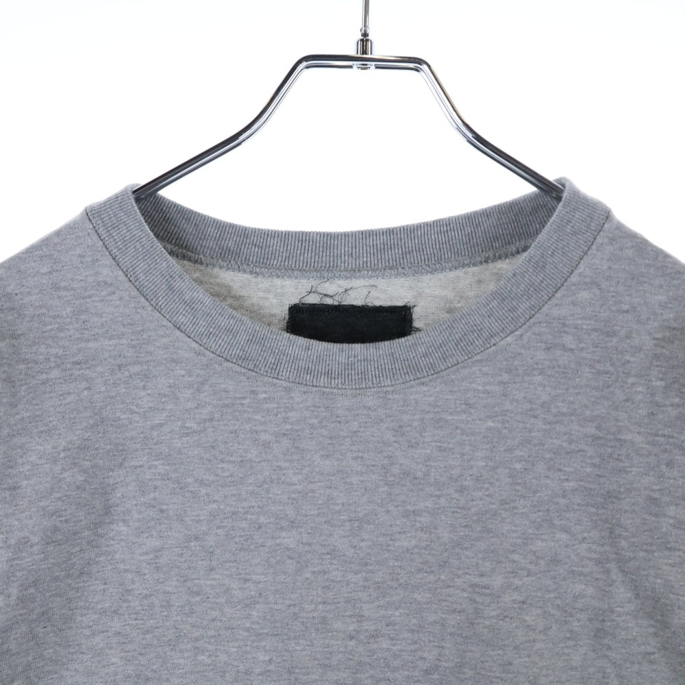 ISAMU KATAYAMA BACKLASH(イサムカタヤマバックラッシュ) COTTON JERSEY L/S TOPS 天竺織 長袖Tシャツ クルーネックカットソー グレー 2091-01