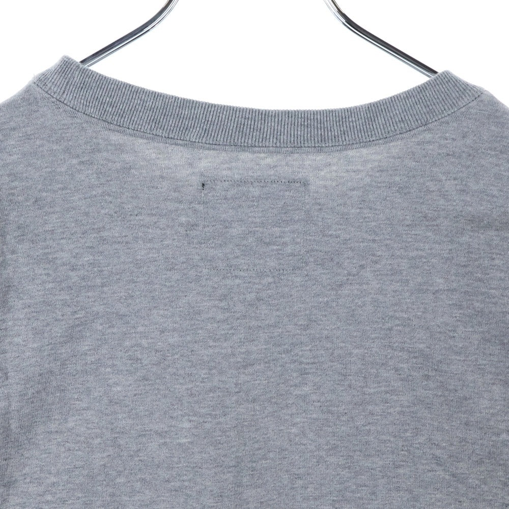 ISAMU KATAYAMA BACKLASH(イサムカタヤマバックラッシュ) COTTON JERSEY L/S TOPS 天竺織 長袖Tシャツ クルーネックカットソー グレー 2091-01