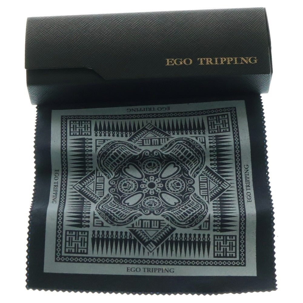 EGO TRIPPING(エゴトリッピング) ZANPA GLASSES ザンパ ウェリントン型 サングラス 眼鏡 アイウェア ブラック