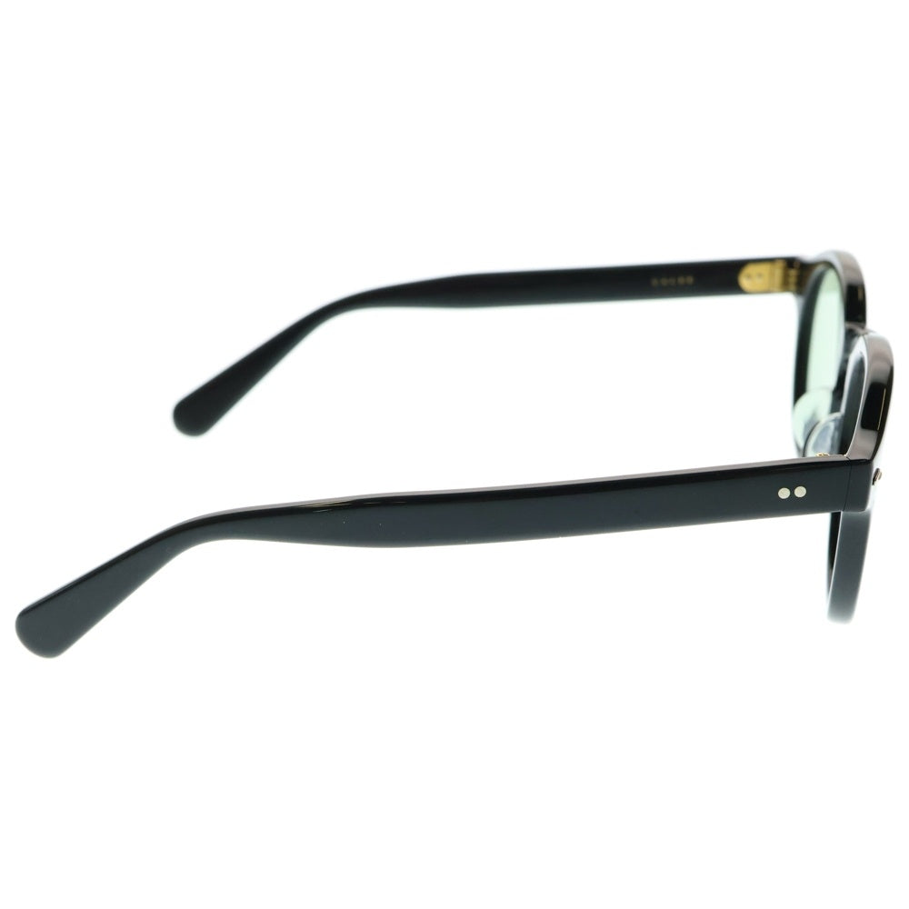 CALEE(キャリー) B/W TYPE GLASSES ボストン ウェリントン型 サングラス 眼鏡 アイウェア ブラック/グリーン