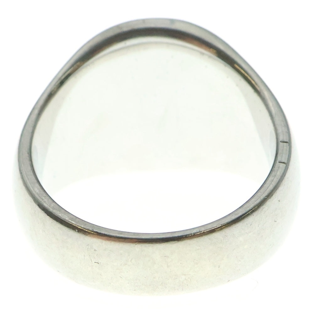 TOMWOOD(トムウッド) OVAL GOLD TOP RING オーバル 9K ゴールドトップリング 指輪 シルバー