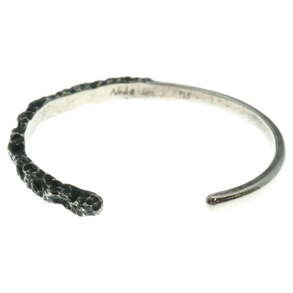 Node by KUDO SHUJI(ノードバイクドウシュウジ) R-05 BRACELET 彫刻デザイン シルバーブレスレット バングル
