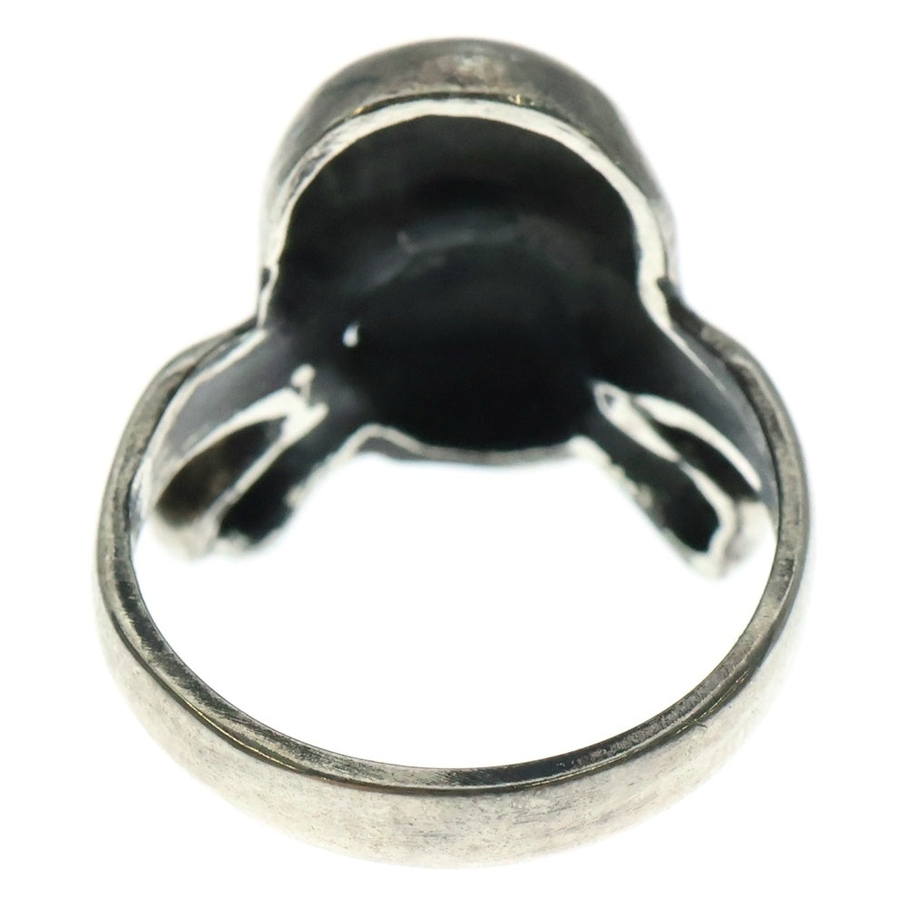 Darren Simonian(ダレンシモニアン) SKULL AND CROSS BONES RING スカル クロスボーンリング 指輪 シルバー