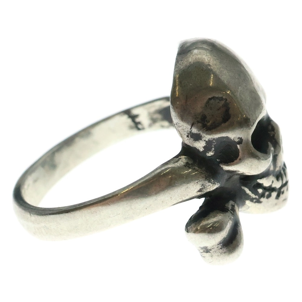 Darren Simonian(ダレンシモニアン) SKULL AND CROSS BONES RING スカル クロスボーンリング 指輪 シルバー
