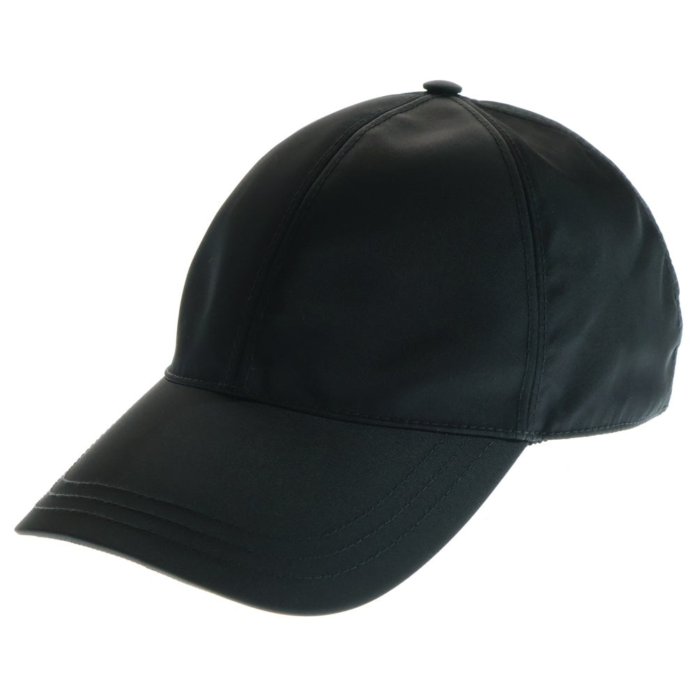 PRADA(プラダ) Re-Nylon Baseball Cap トライアングルロゴ リナイロン ベースボールキャップ 帽子 ブラック 2HC274