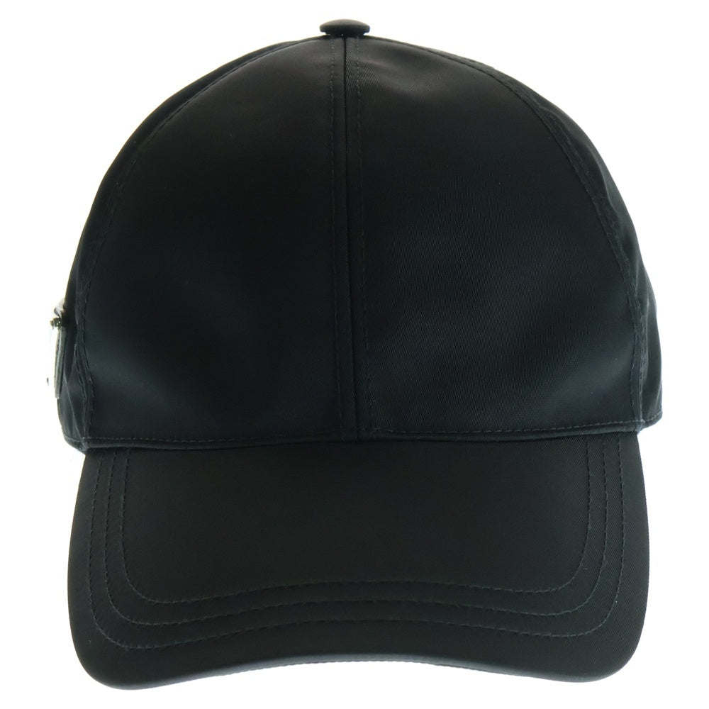 PRADA(プラダ) Re-Nylon Baseball Cap トライアングルロゴ リナイロン ベースボールキャップ 帽子 ブラック 2HC274