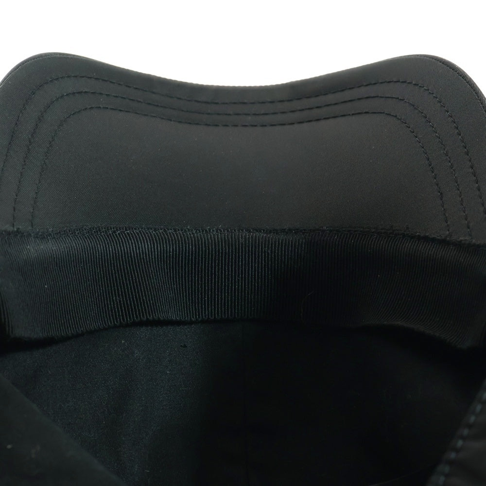 PRADA(プラダ) Re-Nylon Baseball Cap トライアングルロゴ リナイロン ベースボールキャップ 帽子 ブラック 2HC274