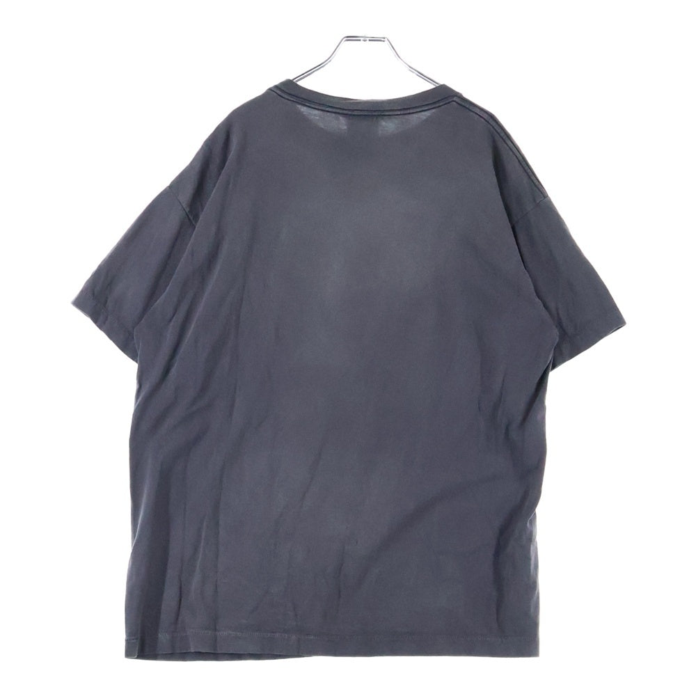 SAINT MICHAEL(セントマイケル) 24SS Coloful Saint SS Tee カラフルロゴ プリント 半袖Tシャツ カットソー チャコールグレー SM-YS8-0000-001