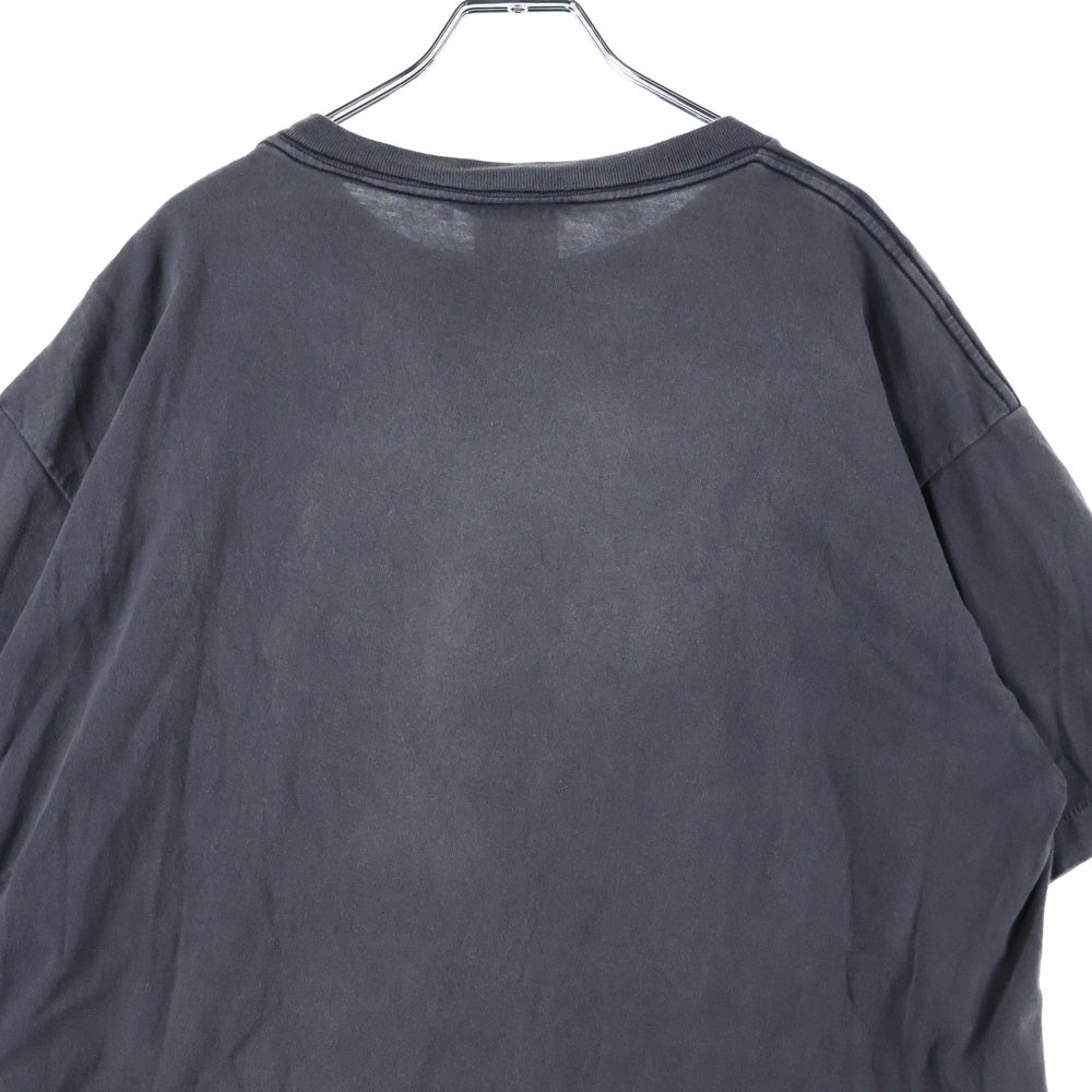 SAINT MICHAEL(セントマイケル) 24SS Coloful Saint SS Tee カラフルロゴ プリント 半袖Tシャツ カットソー チャコールグレー SM-YS8-0000-001