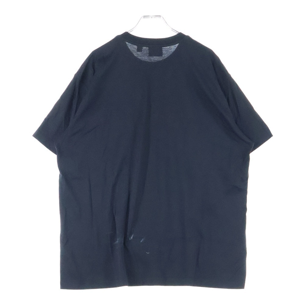 BURBERRY(バーバリー) EMERSON TB エマソン ラバーロゴプリント クルーネック 半袖Tシャツ カットソー ブラック 8017472