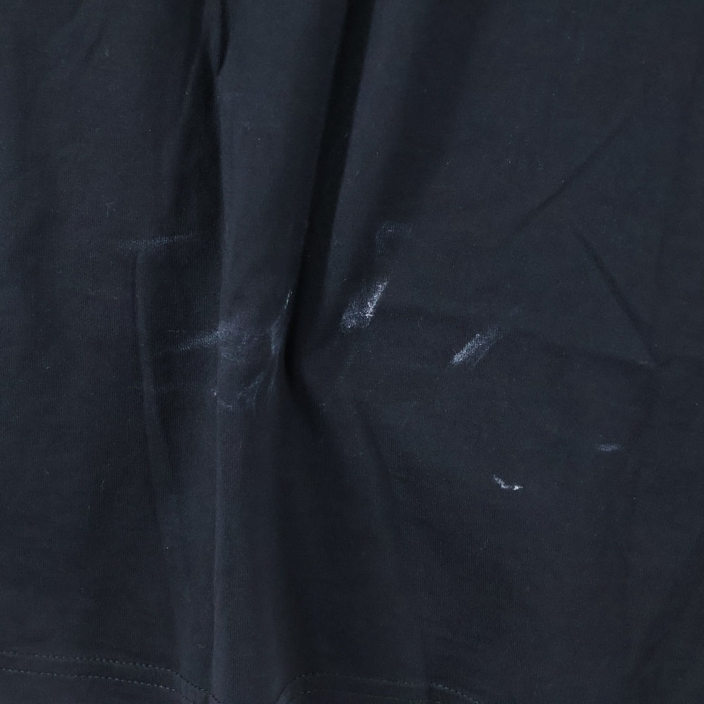 BURBERRY(バーバリー) EMERSON TB エマソン ラバーロゴプリント クルーネック 半袖Tシャツ カットソー ブラック 8017472