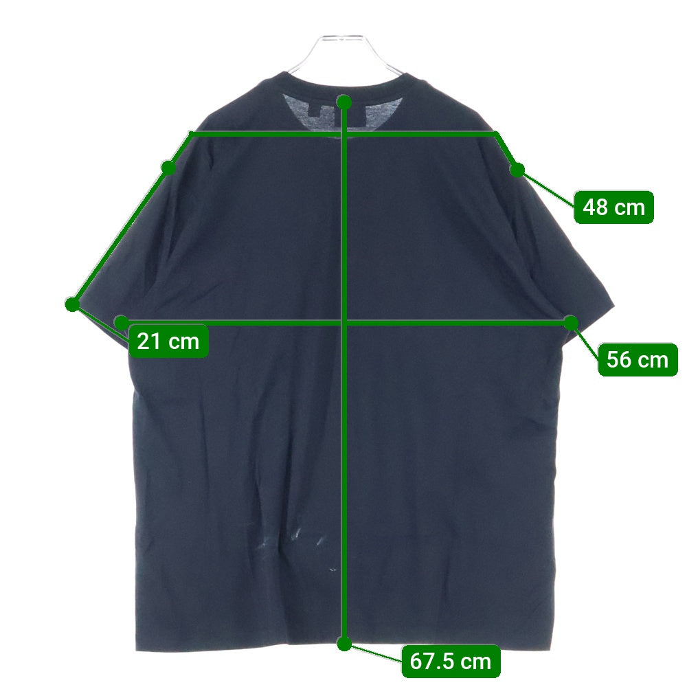 BURBERRY(バーバリー) EMERSON TB エマソン ラバーロゴプリント クルーネック 半袖Tシャツ カットソー ブラック 8017472