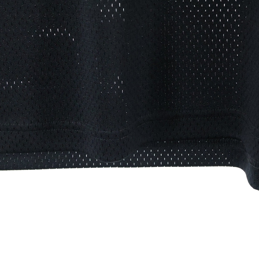 STUSSY(ステューシー) 23AW Surfman Mesh Football Jersey サーフマン メッシュ フットボール ジャージー 半袖カットソー Tシャツ ブラック