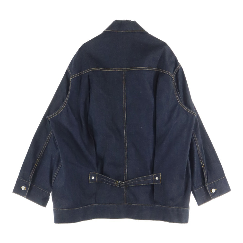 beautiful people(ビューティフルピープル) selvedge denim big blouson セルビッジデニム ビッグ ブルゾン ジャケット インディゴ 1000102017