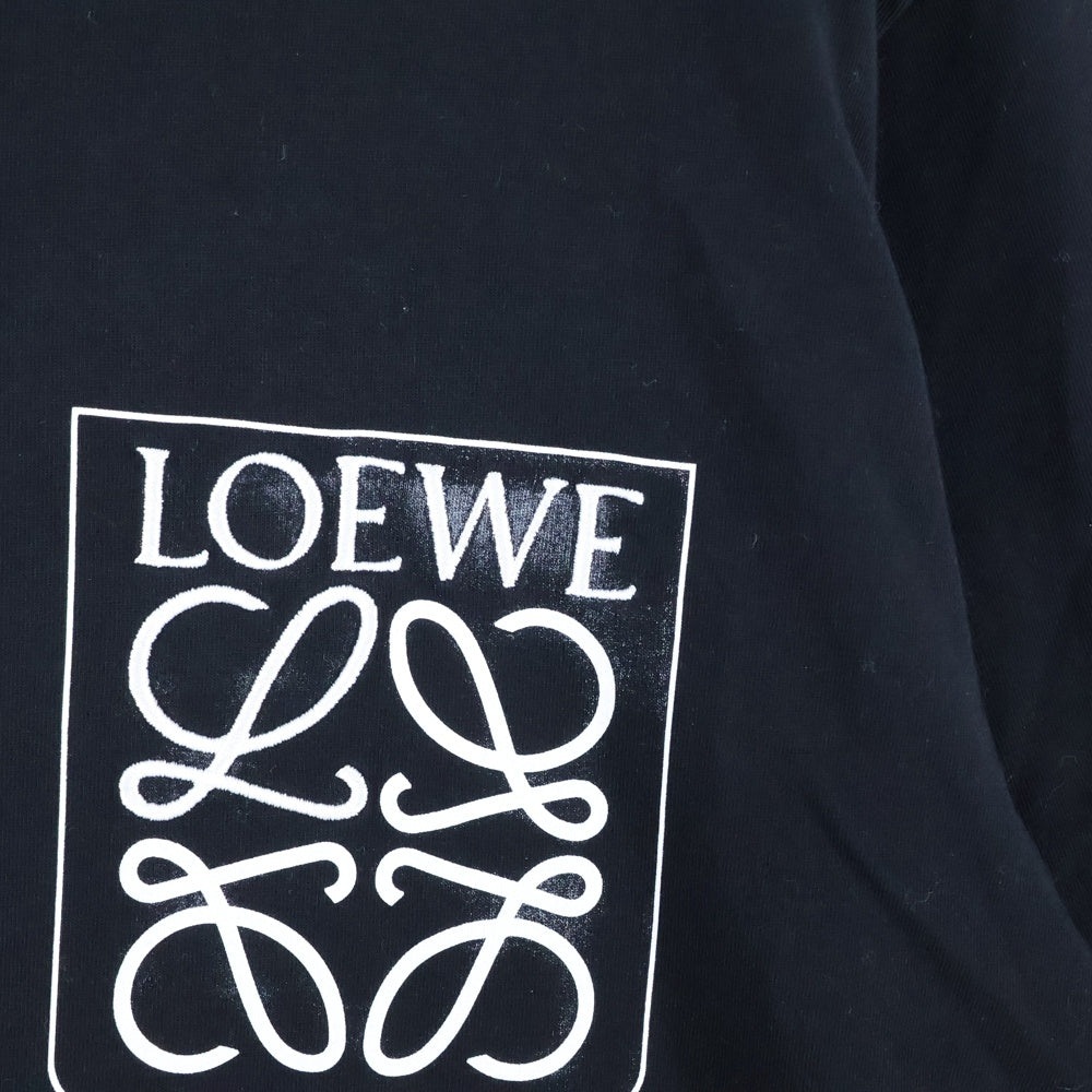 LOEWE(ロエベ) アナグラム ロゴ 半袖カットソー Tシャツ ブラック H526Y22X25