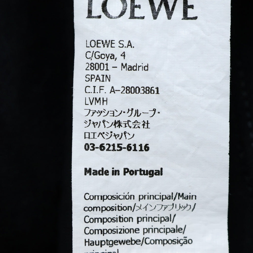 LOEWE(ロエベ) アナグラム ロゴ 半袖カットソー Tシャツ ブラック H526Y22X25