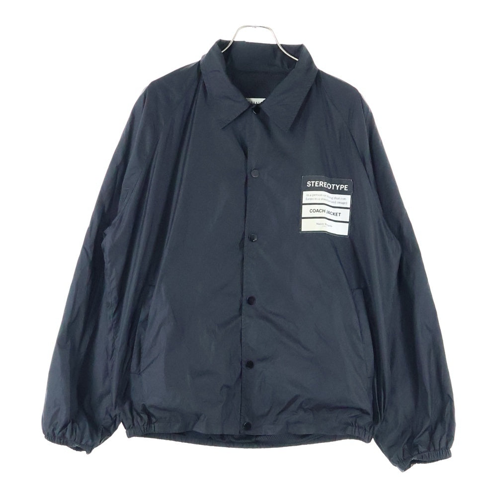Maison Margiela 10(メゾン マルジェラ) 19AW STEREOTYPE ステレオタイプ ナイロン コーチジャケット ブラック S50AM0406 S49988