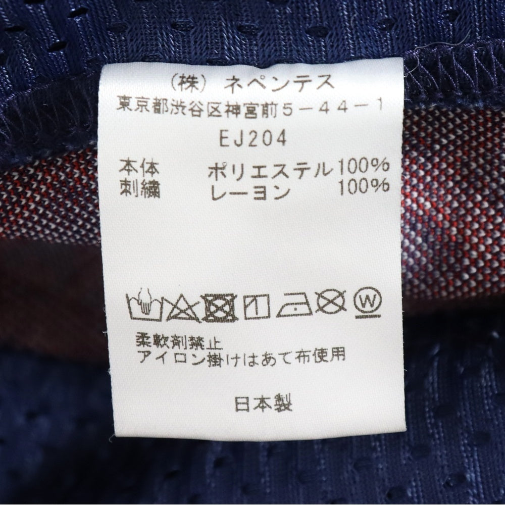 Needles(ニードルス) Track Pant 総柄 トラック パンツ レッド EJ204