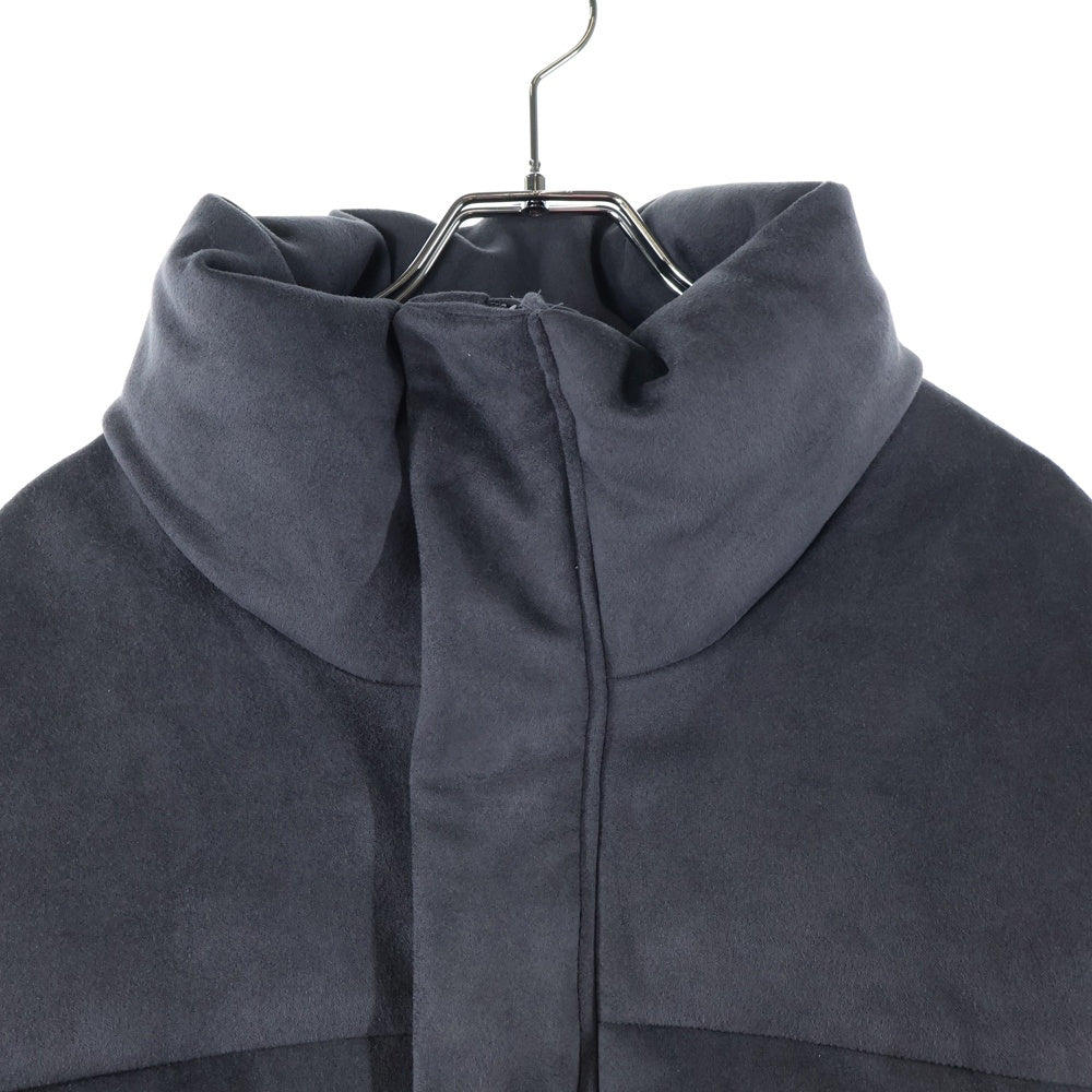 CLEL(クレイル) CLEL OLUME HIGHNECK SHORT PADDED JACKET ボリュームハイネック ジップアップ ショート中綿ジャケット グレー CLEJK789