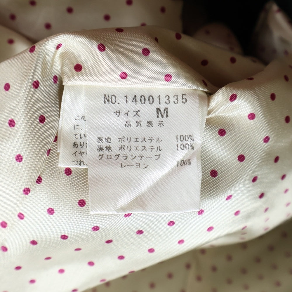 Lois CRAYON(ロイスクレヨン) フリル付き ショートスリーブ ワンピース ドレス レディース ブラック 14001335