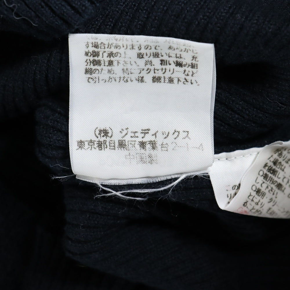 PINK HOUSE(ピンクハウス) ショート丈 クルーネック半袖ニットセーター レディース ネイビー P015EKAL 03 B