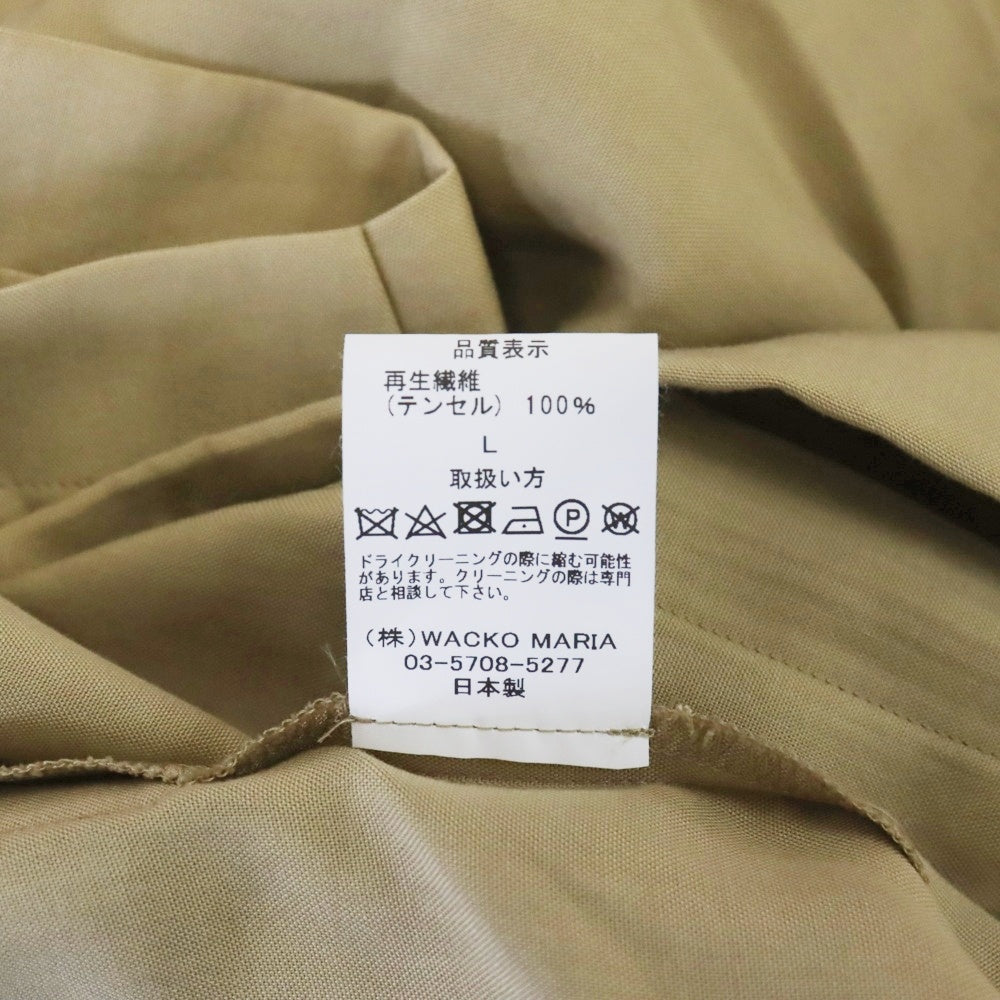 WACKO MARIA(ワコマリア) 25SS ×56 TATTOO STUDIO CUBA SHIRT S/S 56タトゥースタジオ キューバ 半袖シャツ ベージュ 56TS-WM-OC02